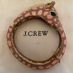 J. Crew Enamel Giraffe cuff bracelet